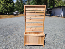 Western Red Cedar Privacy Planter - 6 Feet High