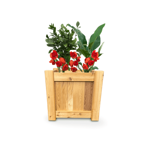 Raised Garden Bed Cedar Planter - 24"L x 24"W x 24"H