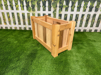 Raised Garden Bed Cedar Planter - 36&quot;L x 18&quot;W x 24&quot;H