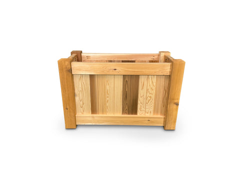 Raised Garden Bed Cedar Planter - 36&quot;L x 18&quot;W x 24&quot;H