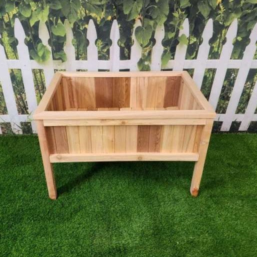 36″L x 24″W x 24″H – Western Red Cedar Raised Garden Planter