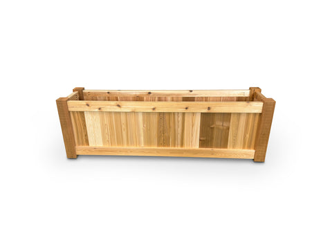 Raised Garden Bed Cedar Planter - 72"L x 18"W x 24"H