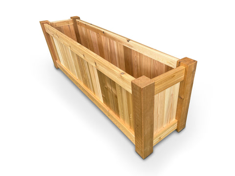 Raised Garden Bed Cedar Planter - 72"L x 18"W x 24"H