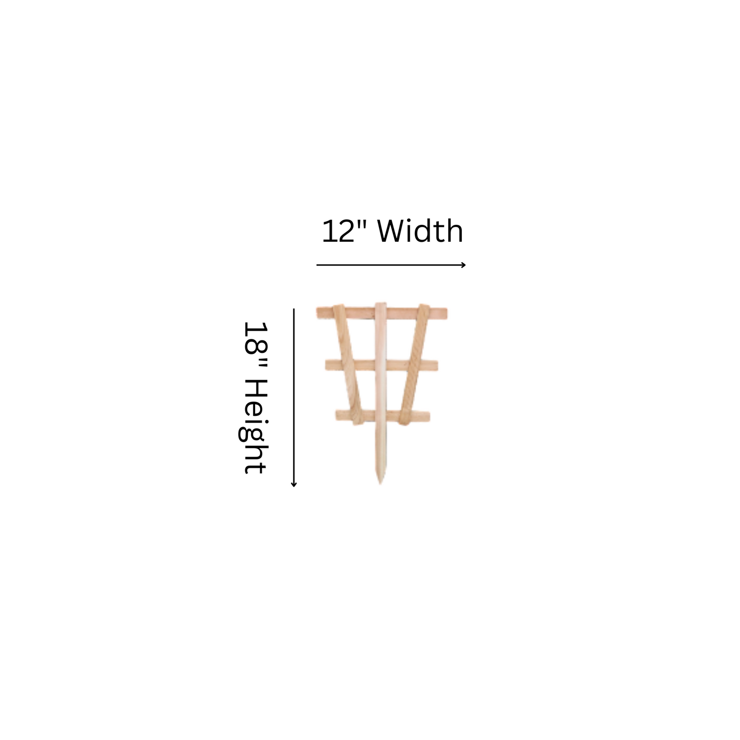 FT18 Pot Trellis - 18"H x 12"W