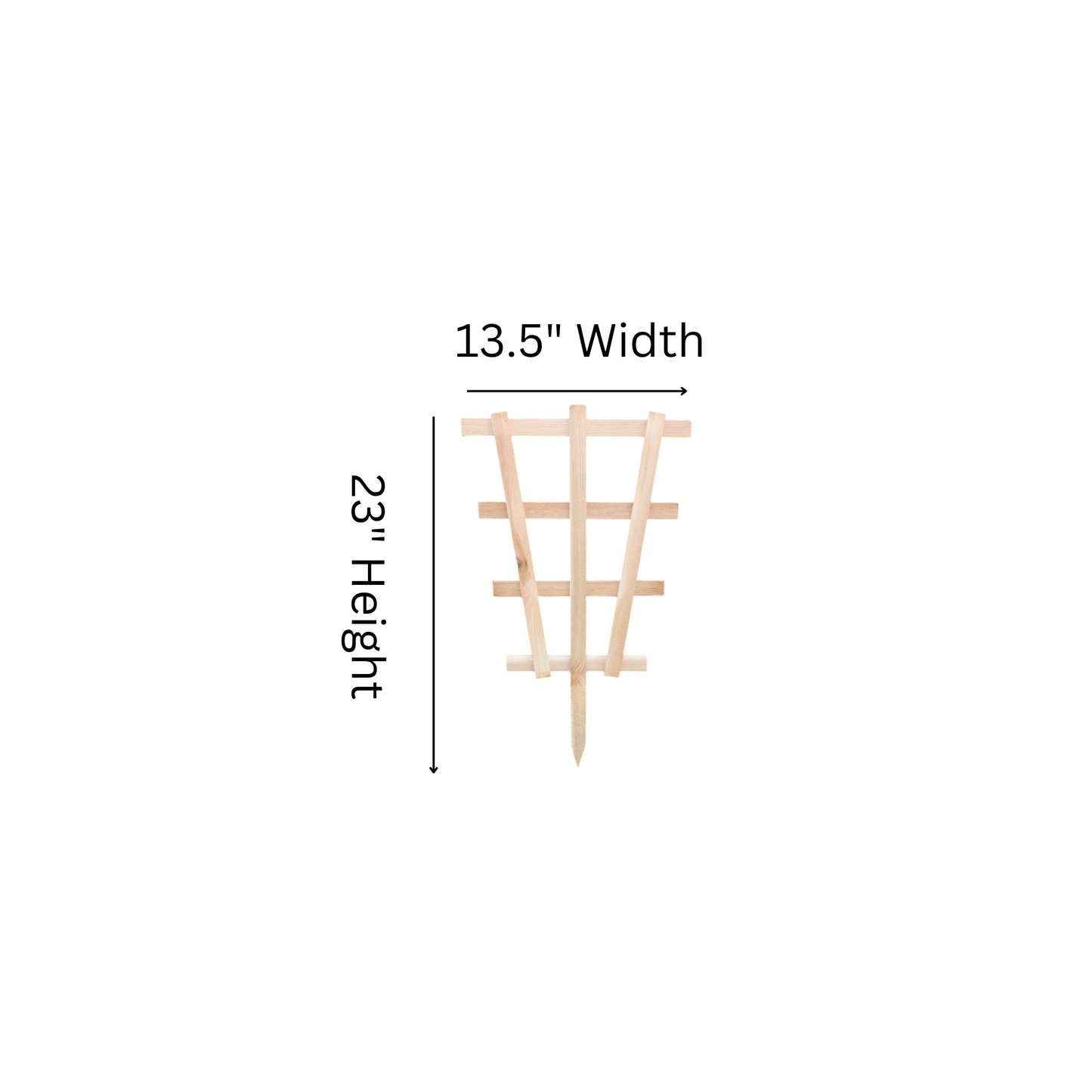 FT23 Pot Trellis - 23"H x 13.5"W