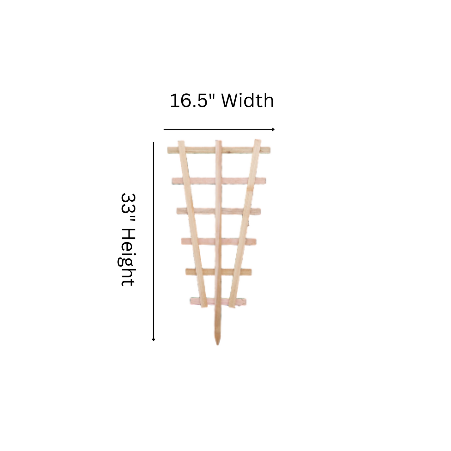 FT33 Pot Trellis - 33"H x 16.5"W