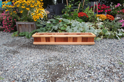 948 - 48″L x 9″W x 8″H – Red Cedar Flower Planter