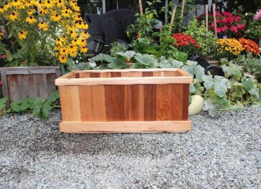 1636 - 36&quot;L x 16&quot;W x 16&quot;H Western Red Cedar Raised Garden Planter