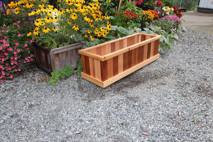 1648 - 48&quot;L x 16&quot;W x 16&quot;H Western Red Cedar Raised Garden Planter