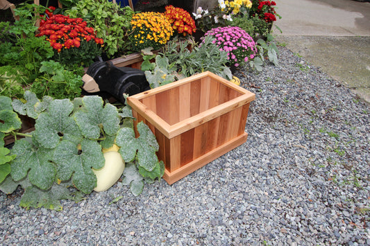 1624 - 24"L x 16"W x 16"H Western Red Cedar Raised Garden Planter