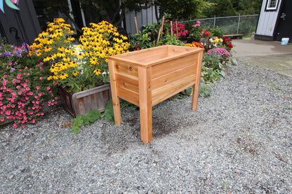 2036 - 36″L x 20″W x 30″H – Western Red Cedar Raised Garden Planter