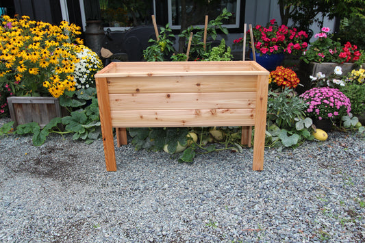 2048 - 48″L x 20″W x 30″H – Western Red Cedar Raised Garden Planter