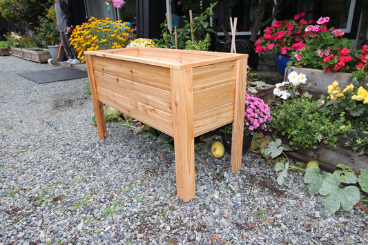 2048 - 48″L x 20″W x 30″H – Western Red Cedar Raised Garden Planter