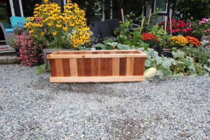 1648 - 48&quot;L x 16&quot;W x 16&quot;H Western Red Cedar Raised Garden Planter